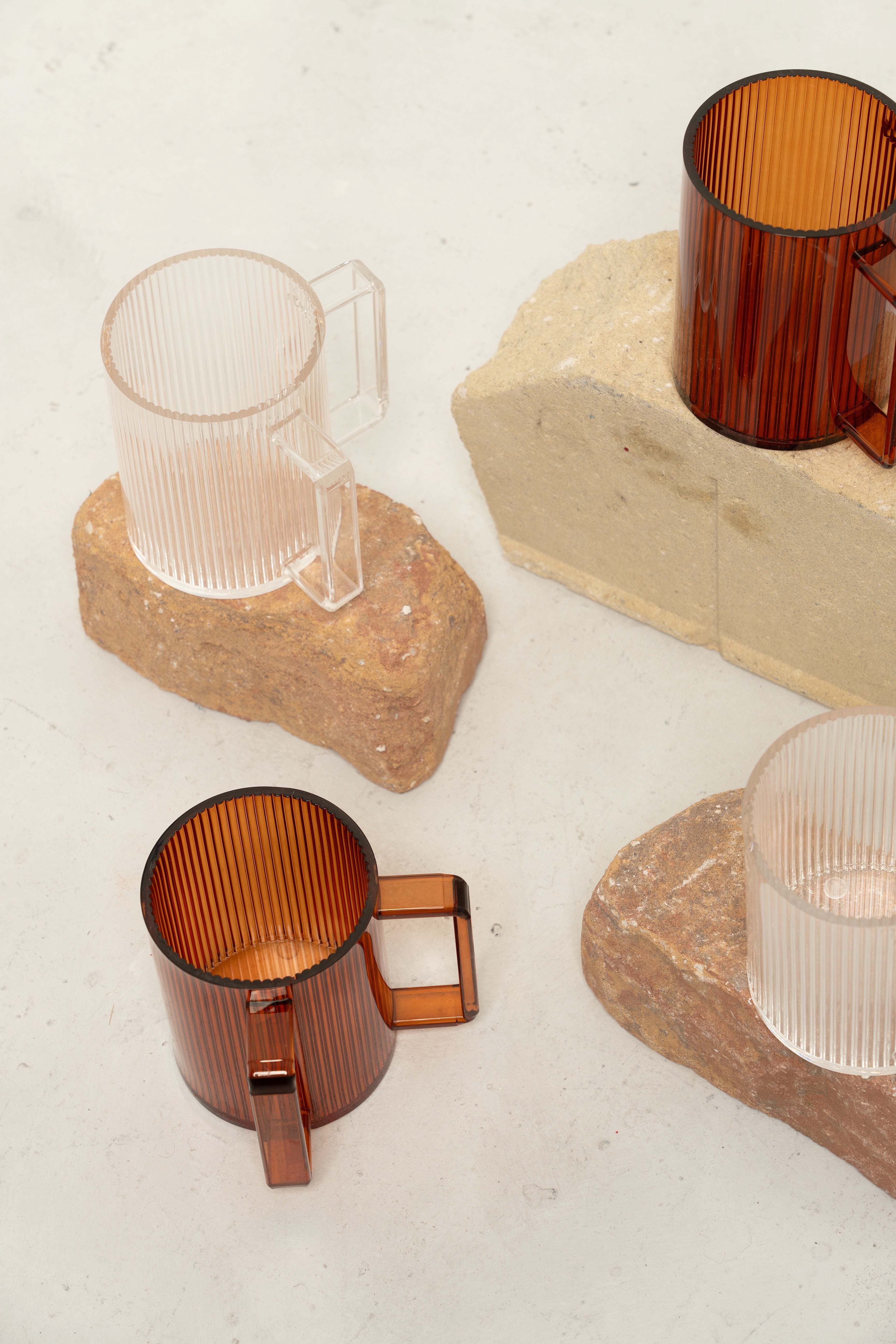 Clear Ribbed