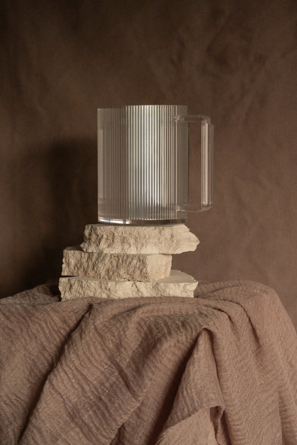 Clear Ribbed