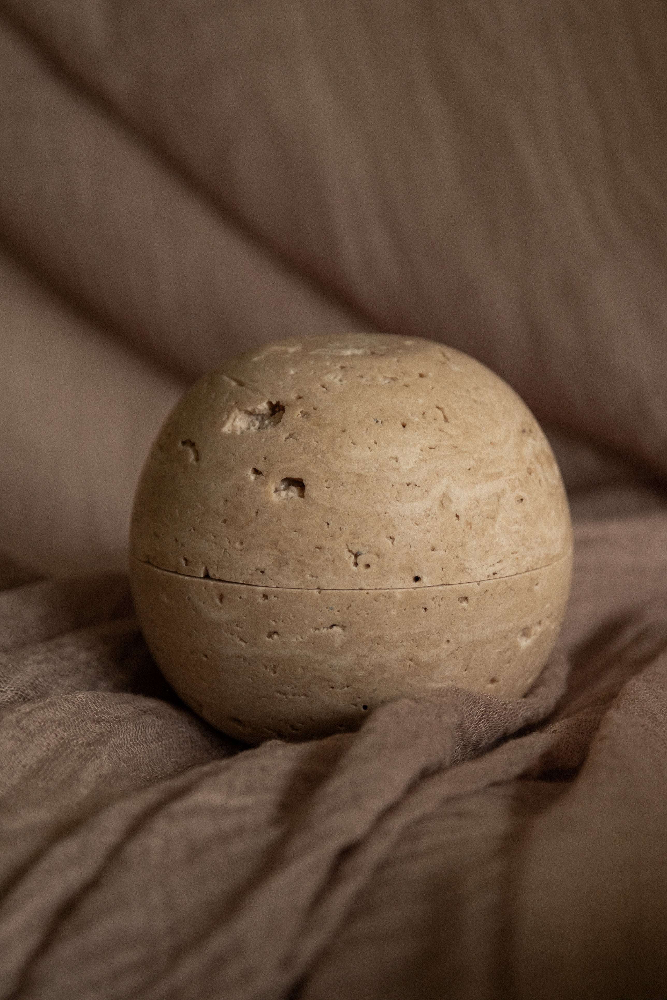 Bayit Judaica Travertine Salt Cellar
