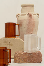 Clear Ribbed