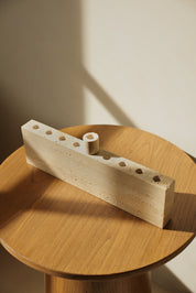 Travertine Oil Menorah